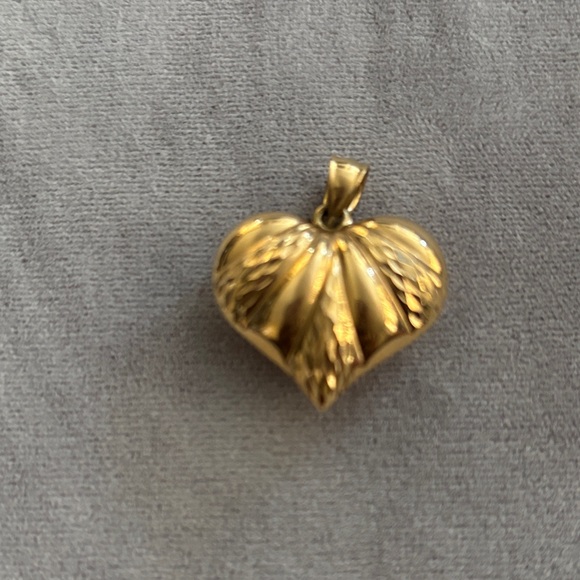 Radiant Gold Heart Necklace